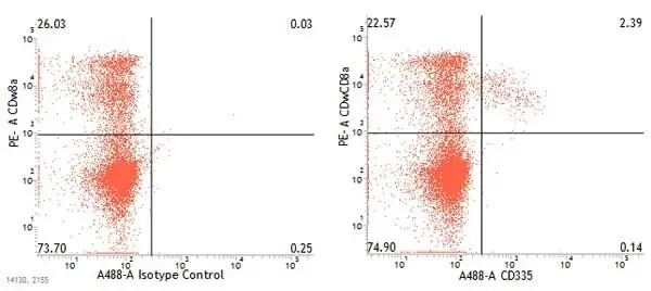 Anti Pig CD335 Antibody, clone VIV-KM1 gallery image 2
